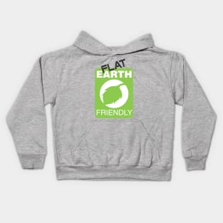 Flat Earth Friendly, autohoax firmament, FE #autohoax Kids Hoodie